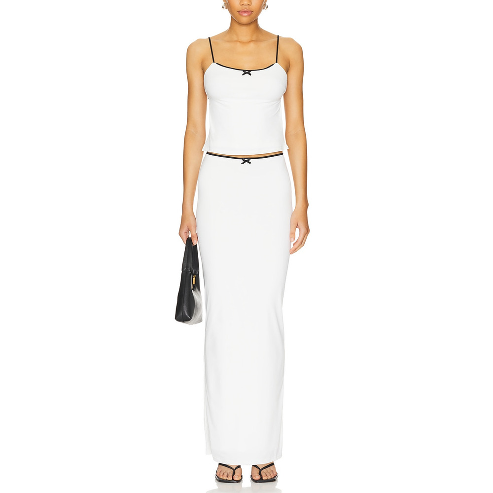 Koral White Maxi Dress
